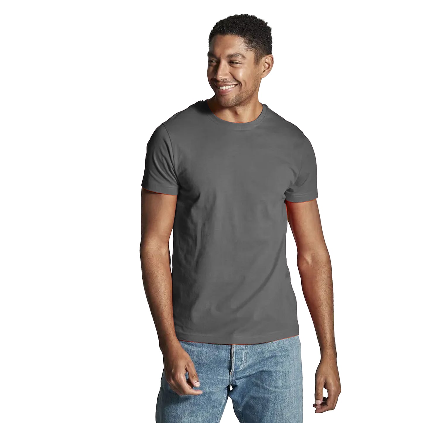 Charcoal - Pack Shot - Cottover Mens Modern T-Shirt