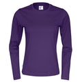 Purple - Front - Cottover Womens-Ladies Long-Sleeved T-Shirt