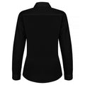 Black - Back - Clique Womens-Ladies Stretch Formal Shirt