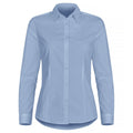 Light Blue - Front - Clique Womens-Ladies Stretch Formal Shirt