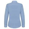 Light Blue - Back - Clique Womens-Ladies Stretch Formal Shirt