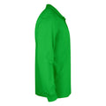 Apple Green - Side - Clique Mens Classic Lincoln Long-Sleeved Polo Shirt