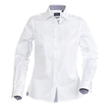 White - Front - Harvest Womens-Ladies Baltimore Formal Shirt