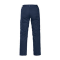 Navy - Back - Projob Womens-Ladies Cargo Trousers