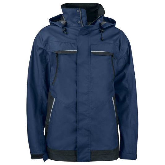 Navy - Front - Projob Mens Waterproof Jacket