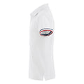 White - Lifestyle - Clique Mens Newton Stripe Detail Polo Shirt