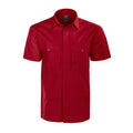 Red - Front - Projob Mens Short-Sleeved Formal Shirt