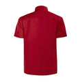 Red - Back - Projob Mens Short-Sleeved Formal Shirt