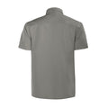 Silver - Back - Projob Mens Short-Sleeved Formal Shirt