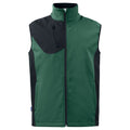 Forest Green - Front - Projob Mens Softshell Body Warmer