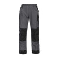 Grey - Front - Projob Mens Pro Gen Cargo Trousers