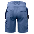 Sky Blue - Back - Projob Mens Work Shorts