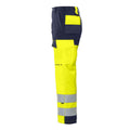 Yellow-Navy - Lifestyle - Projob Mens High-Vis Cargo Trousers