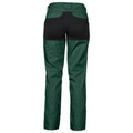 Forest Green - Back - Projob Womens-Ladies Stretch Cargo Trousers