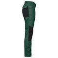 Forest Green - Side - Projob Womens-Ladies Stretch Cargo Trousers