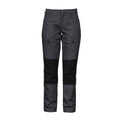 Grey - Front - Projob Womens-Ladies Stretch Cargo Trousers