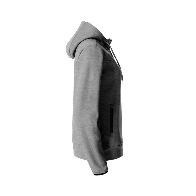 Grey Melange - Lifestyle - Clique Womens-Ladies Ottawa Melange Full Zip Hoodie