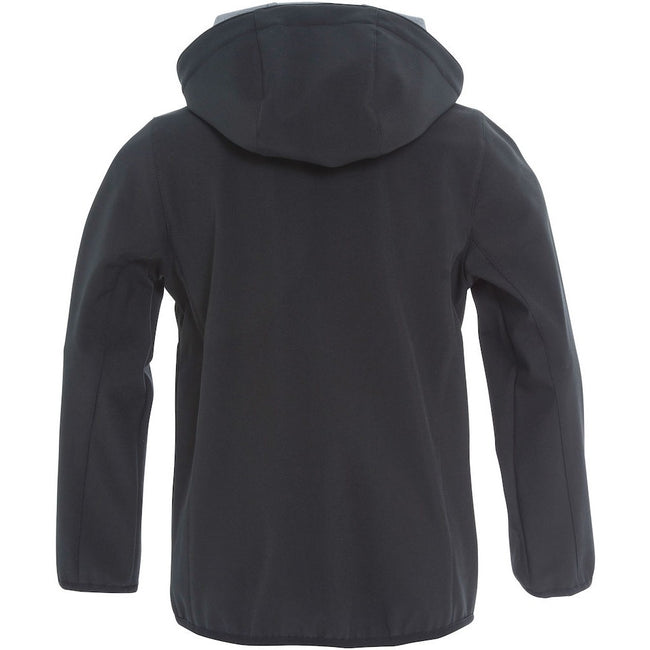 Black - Back - Clique Childrens-Kids Basic Soft Shell Jacket