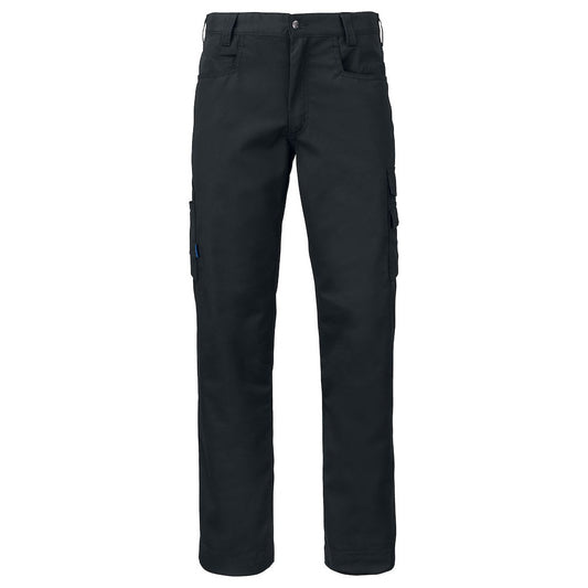 Black - Front - Projob Mens Plain Cargo Trousers