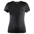 Black - Front - Craft Womens-Ladies Pro Quick Dry Base Layer Top