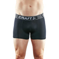 Black-White - Side - Craft Mens Greatness Cycling Boxer Shorts