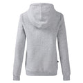 Dark Grey Marl-White - Back - Umbro Womens-Ladies Club Leisure Hoodie