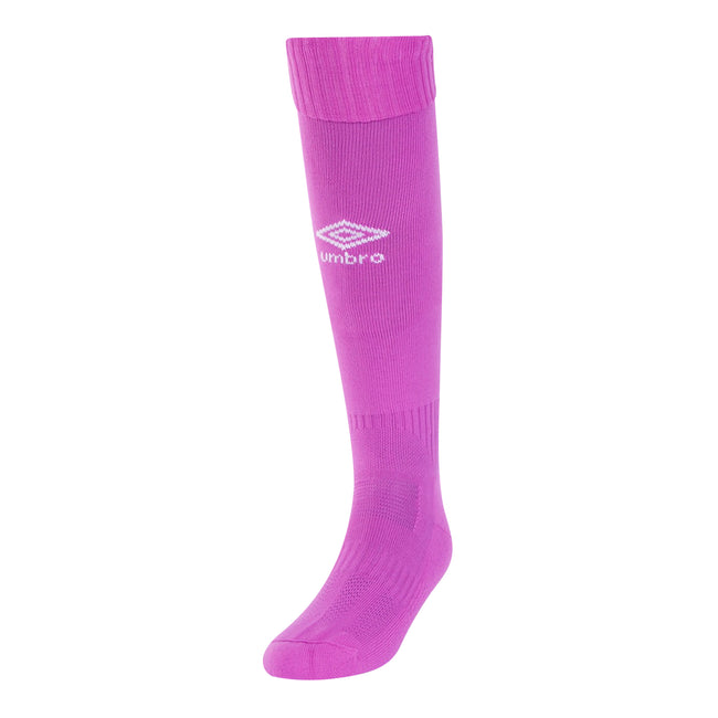 Purple Cactus-White - Front - Umbro Childrens-Kids Classico Socks