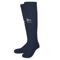 Navy-White - Back - Umbro Childrens-Kids Classico Socks