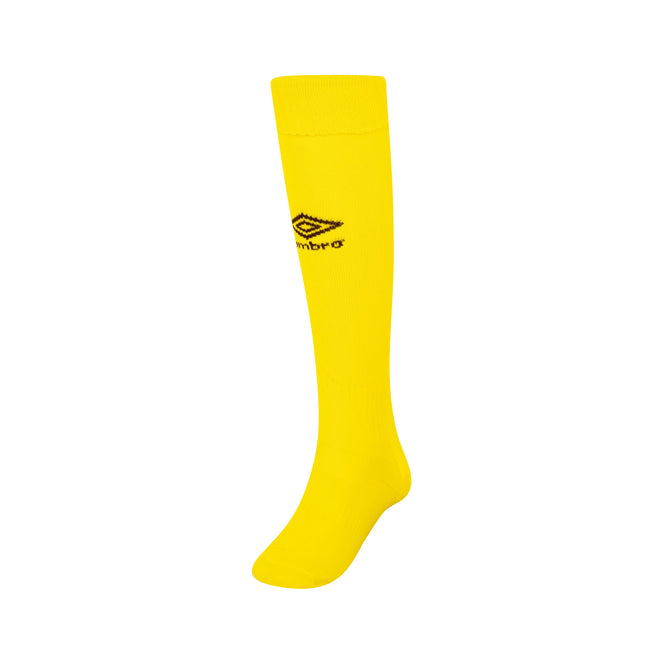 Blazing Yellow-Carbon - Front - Umbro Childrens-Kids Classico Socks