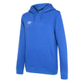 Royal Blue-White - Front - Umbro Womens-Ladies Club Leisure Hoodie