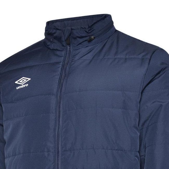 Dark Navy - Side - Umbro Mens Club Essential Bench Jacket