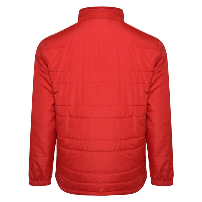 Vermillion - Back - Umbro Mens Club Essential Bench Jacket