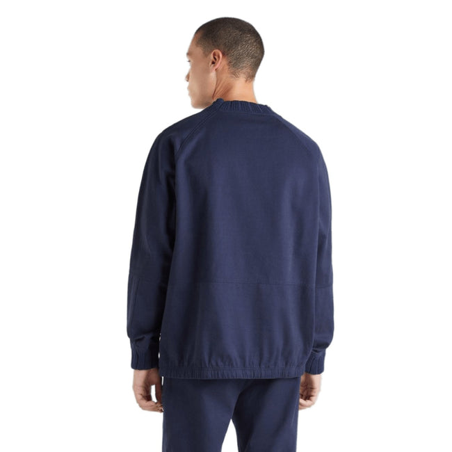 Dark Navy - Back - Umbro Mens Logo Drill Top