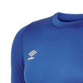 Royal Blue - Side - Umbro Childrens-Kids Core Long-Sleeved Base Layer Top