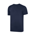 Navy-White - Back - Umbro Childrens-Kids Club Leisure T-Shirt