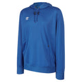 Royal Blue - Front - Umbro Childrens-Kids Club Essential Polyester Drawstring Hoodie