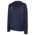 Dark Navy - Front - Umbro Childrens-Kids Club Essential Polyester Drawstring Hoodie