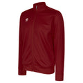 New Claret - Front - Umbro Childrens-Kids Club Essential Jacket