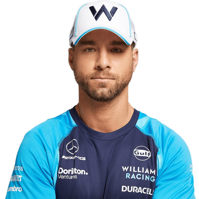 White - Pack Shot - Umbro Williams Racing Driver Cap