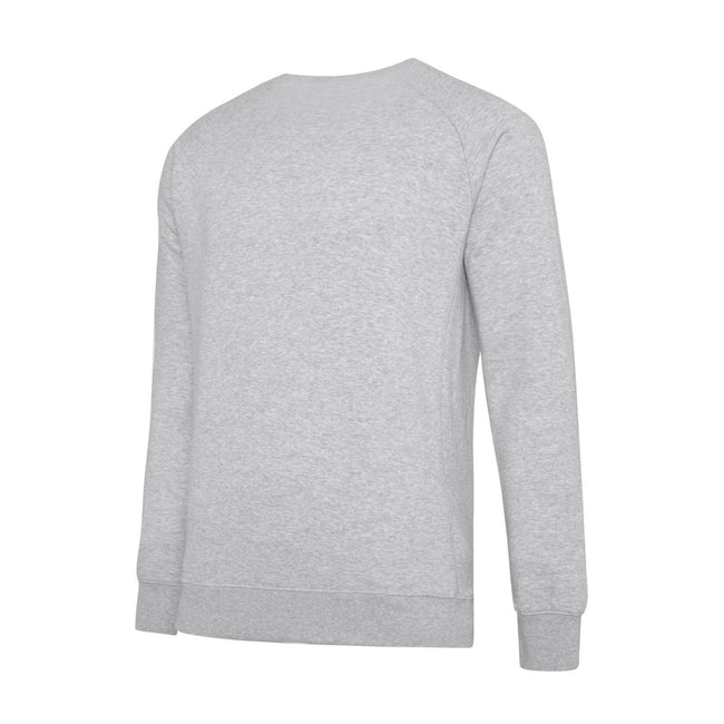 Grey Marl-White - Back - Umbro Mens Club Leisure Sweatshirt