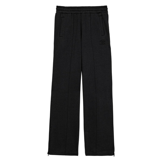 Black - Front - Umbro Womens-Ladies Core Straight Leg Jogging Bottoms