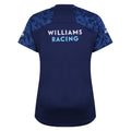 Medieval Blue-Brilliant White-Navy Peony - Back - Umbro Womens-Ladies Williams Racing Training Jersey