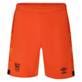 Orange - Front - Umbro Mens 23-24 Ipswich Town FC Away Shorts