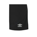 Black - Side - Ipswich Town FC Mens 2022-2023 Woven Umbro Shorts