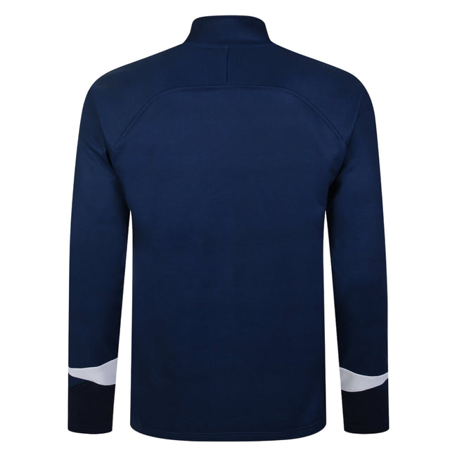 Navy-Dark Navy-White - Back - Umbro Mens Total Training Track Jacket