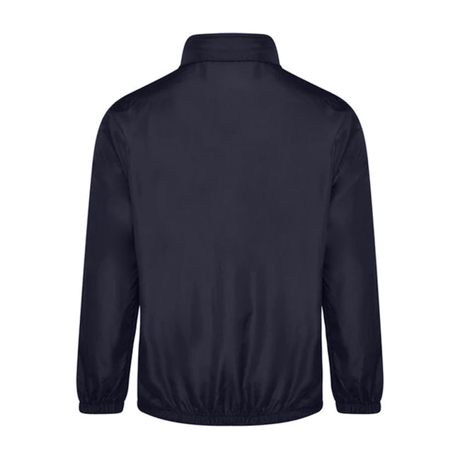 Dark Navy-White - Back - Umbro Childrens-Kids Club Essential Bonded Jacket