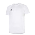 White - Front - Umbro Childrens-Kids Raglan Rugby Drill Top