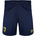 Navy-Yellow - Front - Umbro Childrens-Kids 23-24 AFC Bournemouth Third Shorts