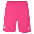 Pink - Front - Umbro Mens 23-24 Heart Of Midlothian FC Away Shorts