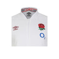 Brilliant White-Foggy Dew - Side - Umbro Childrens-Kids 23-24 England Rugby Anthem Jacket
